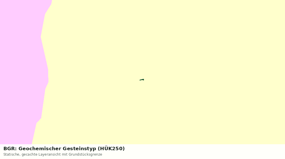 Statische Kartenansicht: BGR: Geochemischer Gesteinstyp (HÜK250)