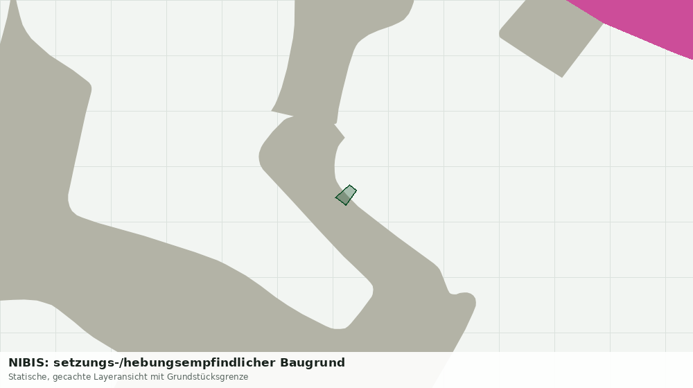 Statische Kartenansicht: NIBIS: setzungs-/hebungsempfindlicher Baugrund