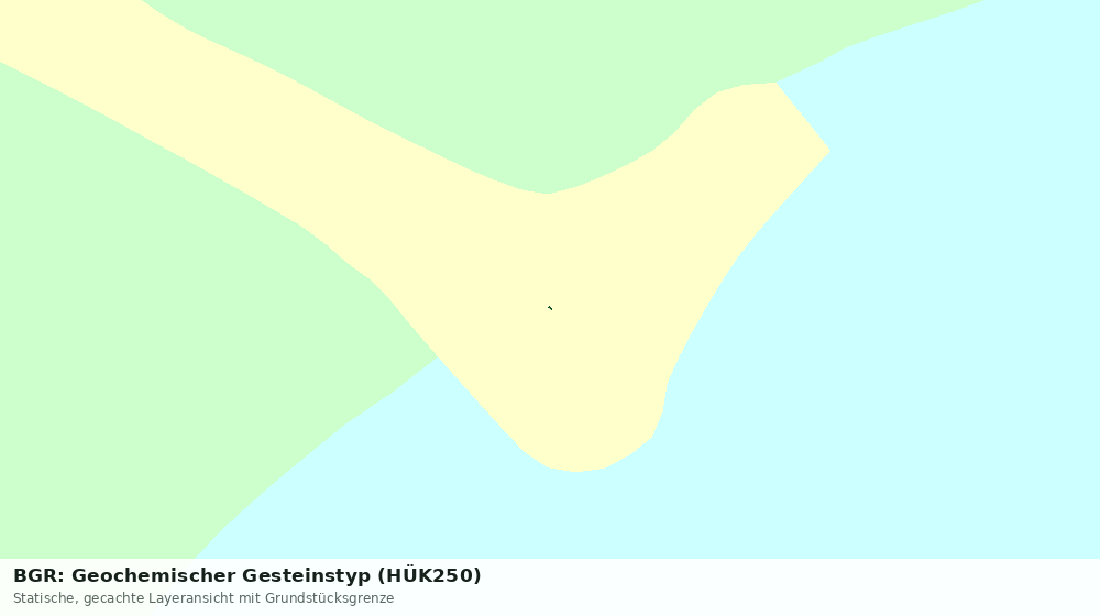 Statische Kartenansicht: BGR: Geochemischer Gesteinstyp (HÜK250)