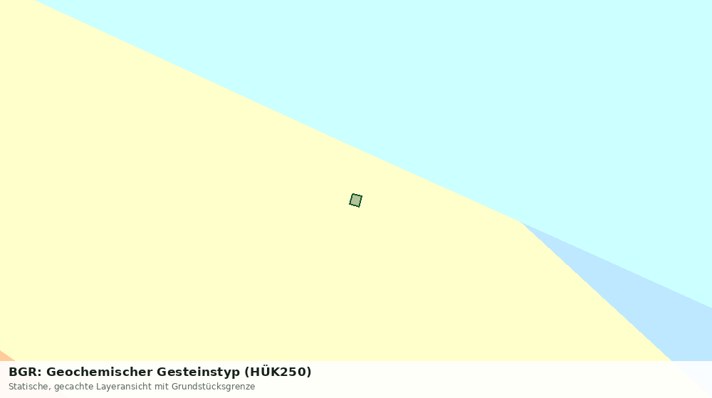 Statische Kartenansicht: BGR: Geochemischer Gesteinstyp (HÜK250)