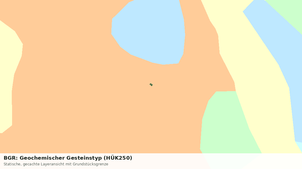 Statische Kartenansicht: BGR: Geochemischer Gesteinstyp (HÜK250)