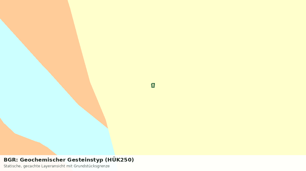 Statische Kartenansicht: BGR: Geochemischer Gesteinstyp (HÜK250)