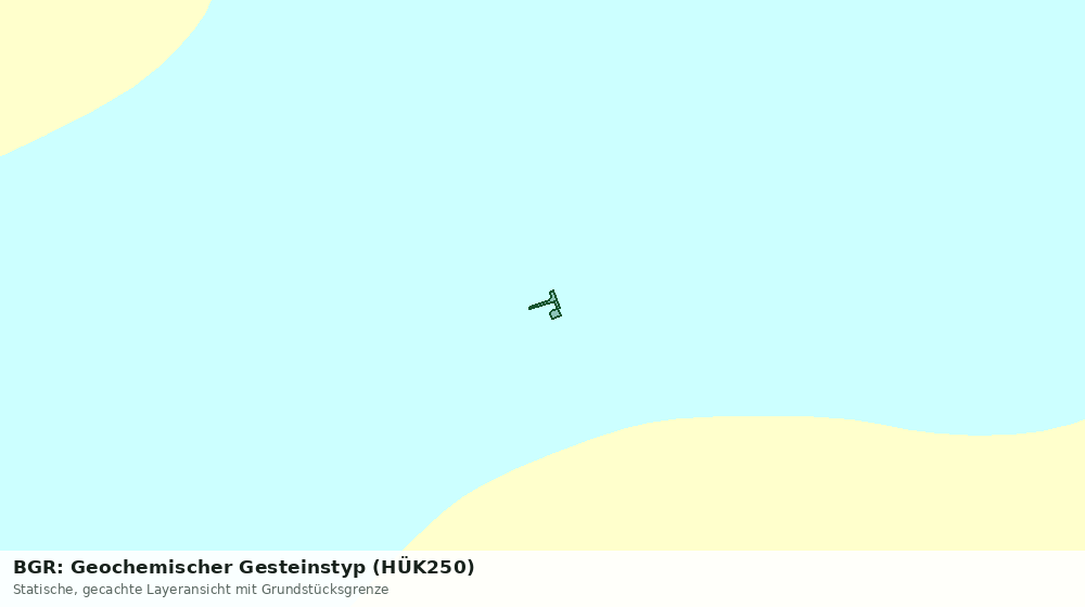 Statische Kartenansicht: BGR: Geochemischer Gesteinstyp (HÜK250)