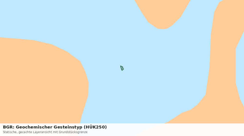 Statische Kartenansicht: BGR: Geochemischer Gesteinstyp (HÜK250)