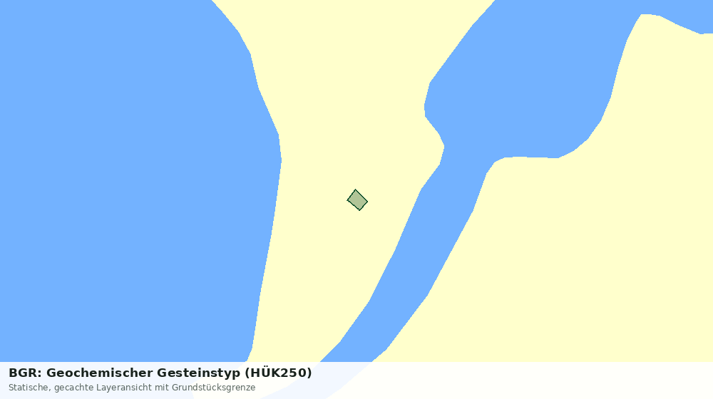 Statische Kartenansicht: BGR: Geochemischer Gesteinstyp (HÜK250)