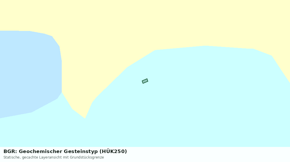 Statische Kartenansicht: BGR: Geochemischer Gesteinstyp (HÜK250)