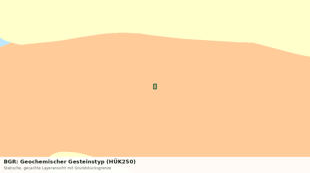 Statische Kartenansicht: BGR: Geochemischer Gesteinstyp (HÜK250)