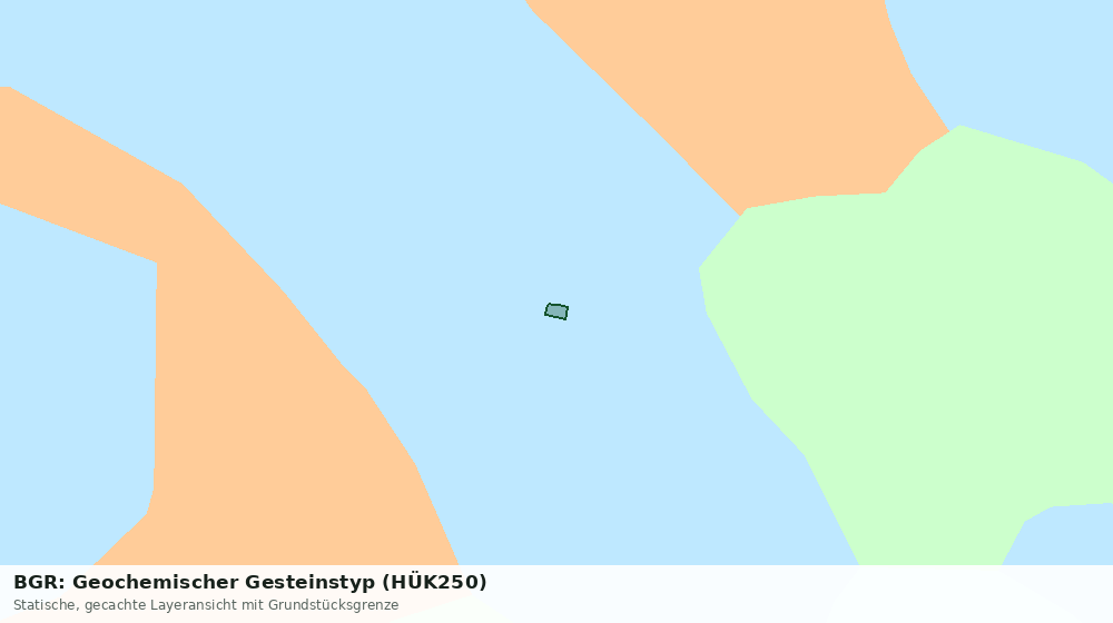Statische Kartenansicht: BGR: Geochemischer Gesteinstyp (HÜK250)