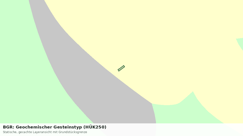 Statische Kartenansicht: BGR: Geochemischer Gesteinstyp (HÜK250)