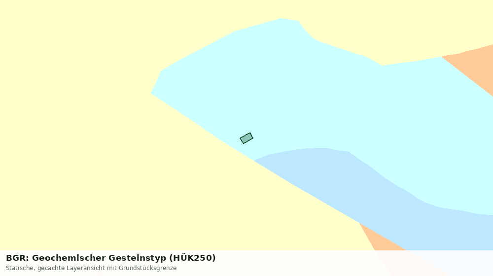 Statische Kartenansicht: BGR: Geochemischer Gesteinstyp (HÜK250)