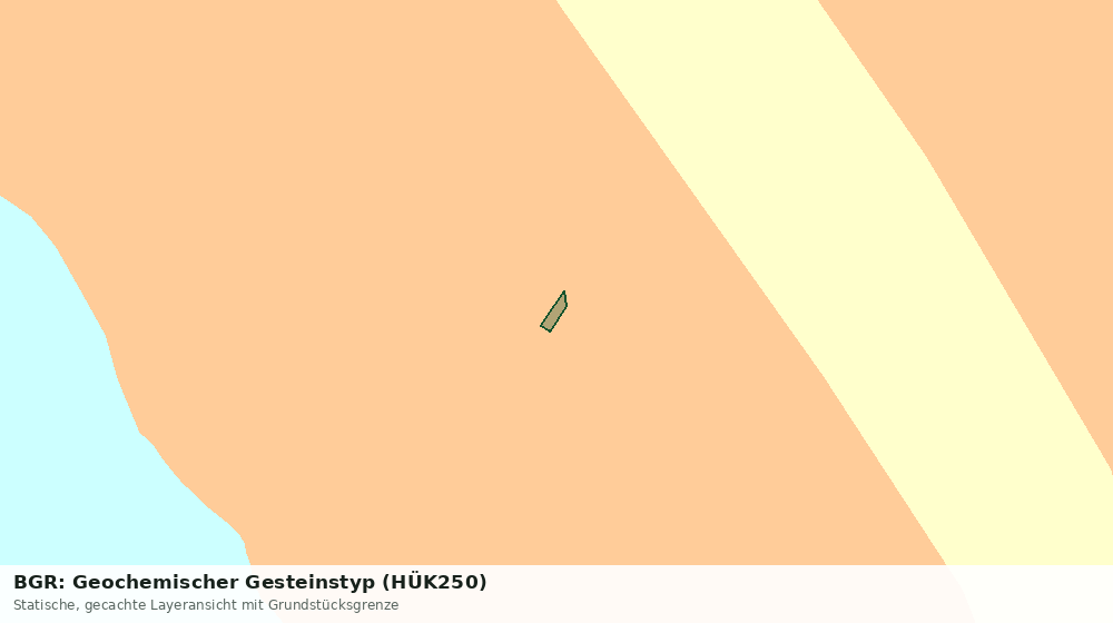 Statische Kartenansicht: BGR: Geochemischer Gesteinstyp (HÜK250)