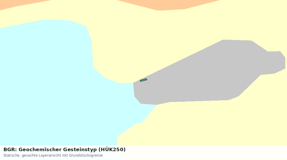 Statische Kartenansicht: BGR: Geochemischer Gesteinstyp (HÜK250)