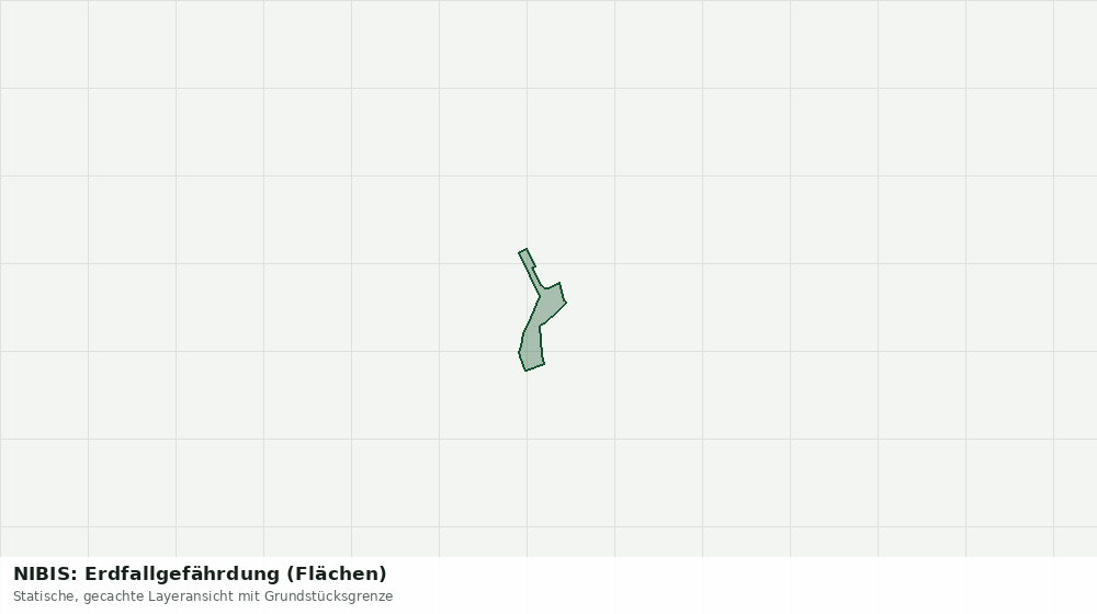 Statische Kartenansicht: NIBIS: Erdfallgefährdung (Flächen)