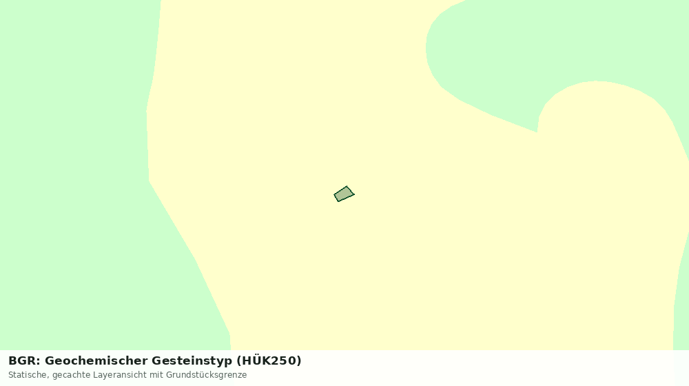 Statische Kartenansicht: BGR: Geochemischer Gesteinstyp (HÜK250)