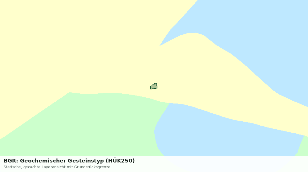 Statische Kartenansicht: BGR: Geochemischer Gesteinstyp (HÜK250)