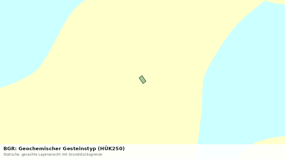 Statische Kartenansicht: BGR: Geochemischer Gesteinstyp (HÜK250)