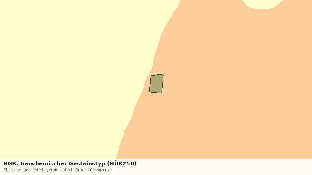 Statische Kartenansicht: BGR: Geochemischer Gesteinstyp (HÜK250)