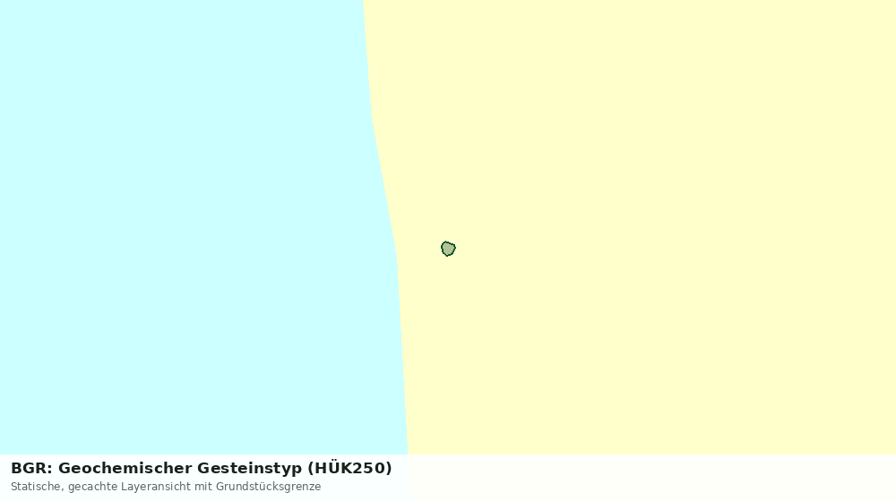 Statische Kartenansicht: BGR: Geochemischer Gesteinstyp (HÜK250)