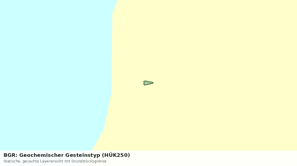 Statische Kartenansicht: BGR: Geochemischer Gesteinstyp (HÜK250)