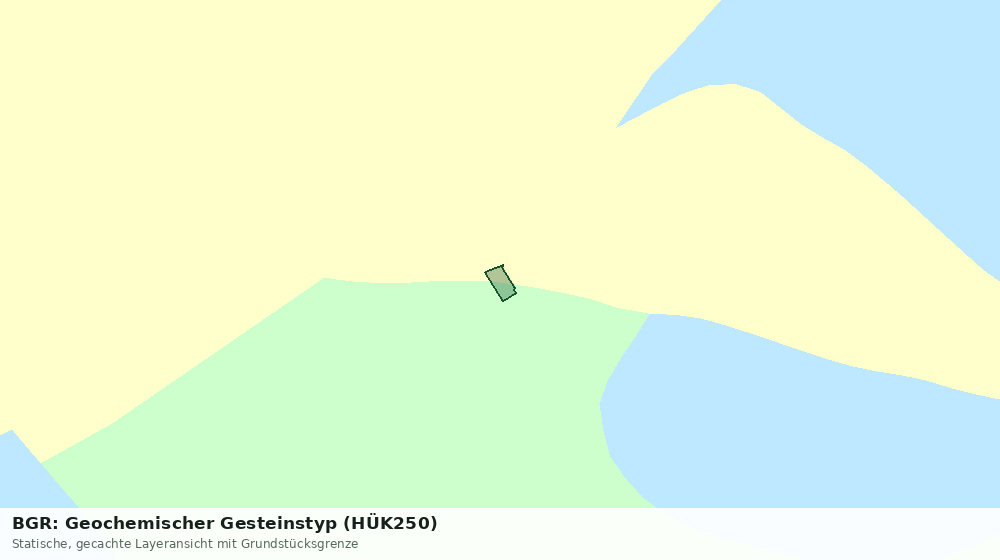 Statische Kartenansicht: BGR: Geochemischer Gesteinstyp (HÜK250)