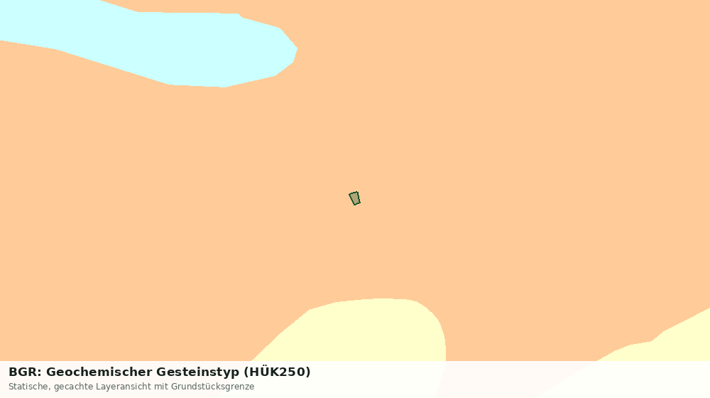 Statische Kartenansicht: BGR: Geochemischer Gesteinstyp (HÜK250)
