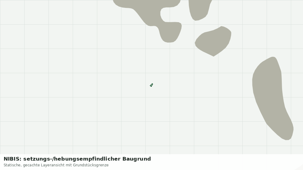 Statische Kartenansicht: NIBIS: setzungs-/hebungsempfindlicher Baugrund