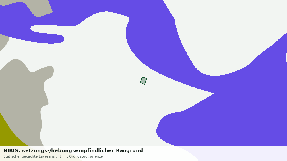 Statische Kartenansicht: NIBIS: setzungs-/hebungsempfindlicher Baugrund
