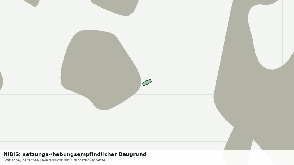 Statische Kartenansicht: NIBIS: setzungs-/hebungsempfindlicher Baugrund