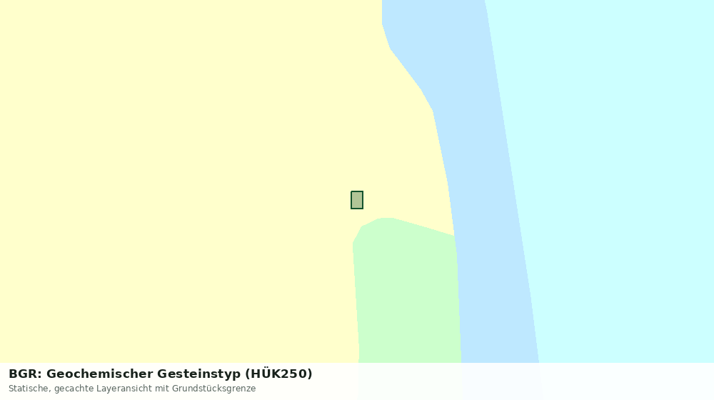 Statische Kartenansicht: BGR: Geochemischer Gesteinstyp (HÜK250)