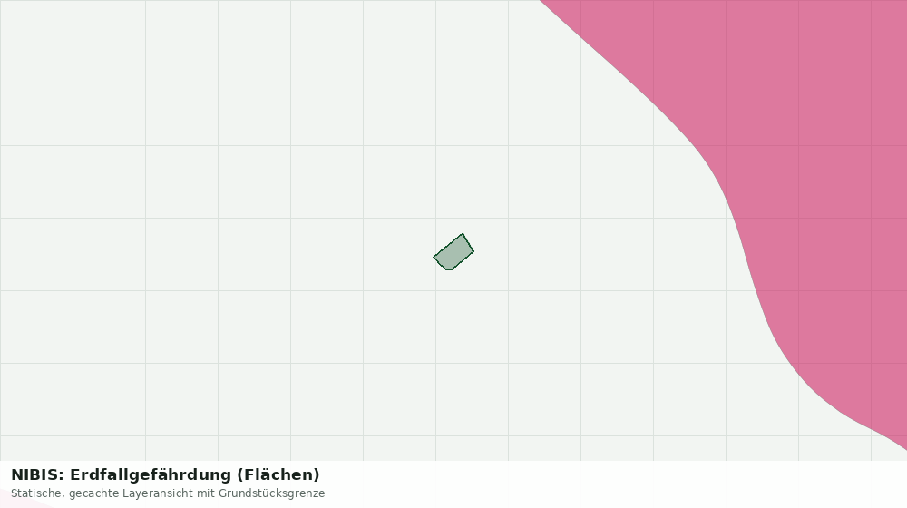 Statische Kartenansicht: NIBIS: Erdfallgefährdung (Flächen)