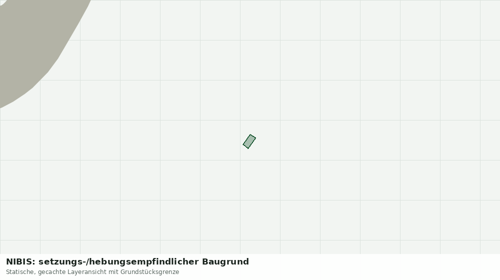 Statische Kartenansicht: NIBIS: setzungs-/hebungsempfindlicher Baugrund