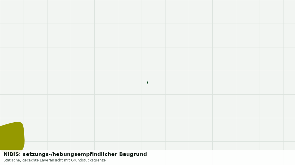 Statische Kartenansicht: NIBIS: setzungs-/hebungsempfindlicher Baugrund
