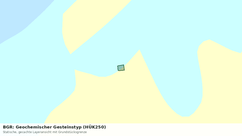 Statische Kartenansicht: BGR: Geochemischer Gesteinstyp (HÜK250)