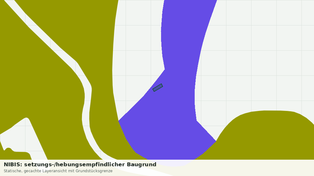 Statische Kartenansicht: NIBIS: setzungs-/hebungsempfindlicher Baugrund