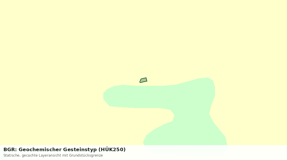 Statische Kartenansicht: BGR: Geochemischer Gesteinstyp (HÜK250)