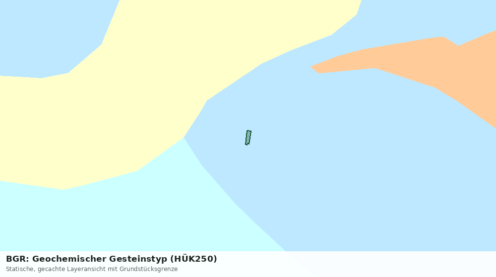 Statische Kartenansicht: BGR: Geochemischer Gesteinstyp (HÜK250)