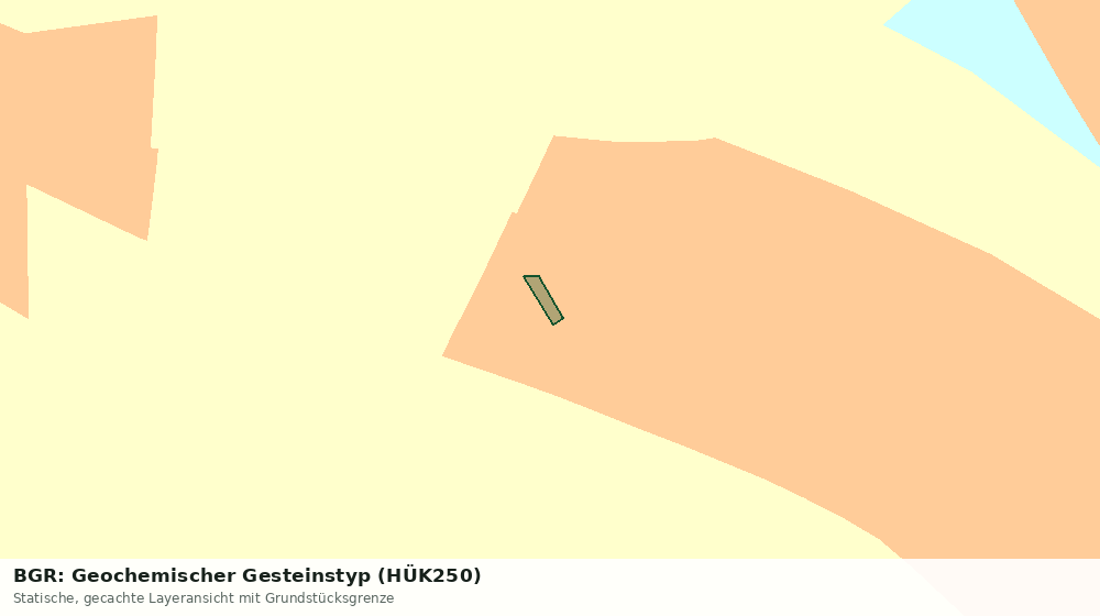 Statische Kartenansicht: BGR: Geochemischer Gesteinstyp (HÜK250)