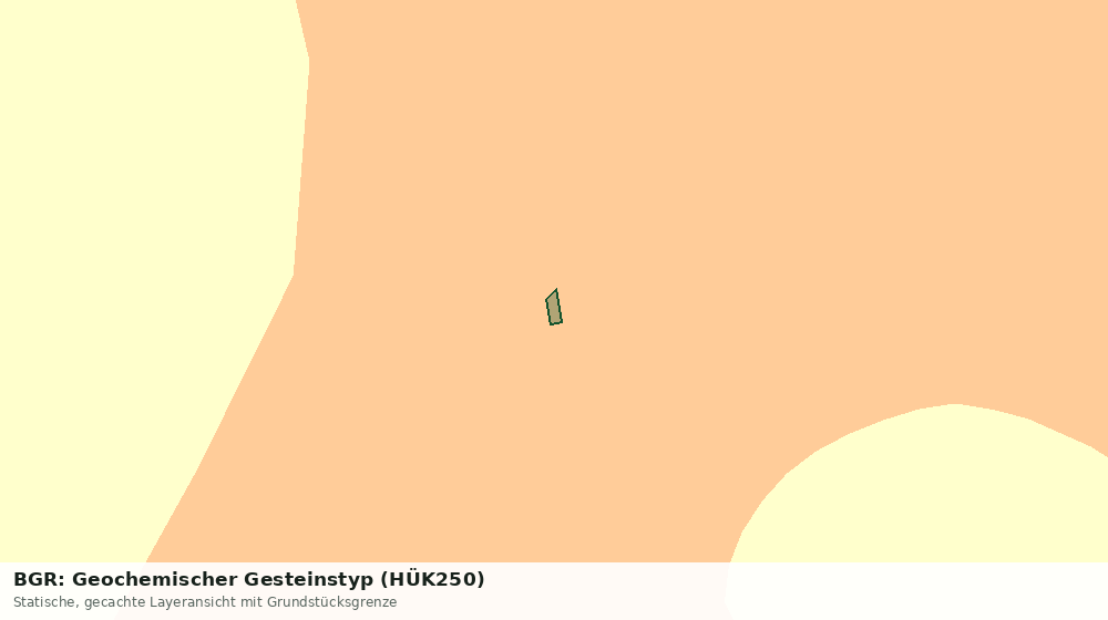 Statische Kartenansicht: BGR: Geochemischer Gesteinstyp (HÜK250)