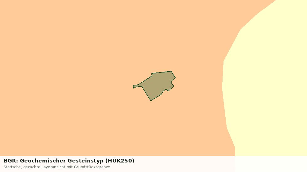 Statische Kartenansicht: BGR: Geochemischer Gesteinstyp (HÜK250)
