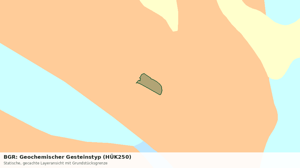 Statische Kartenansicht: BGR: Geochemischer Gesteinstyp (HÜK250)
