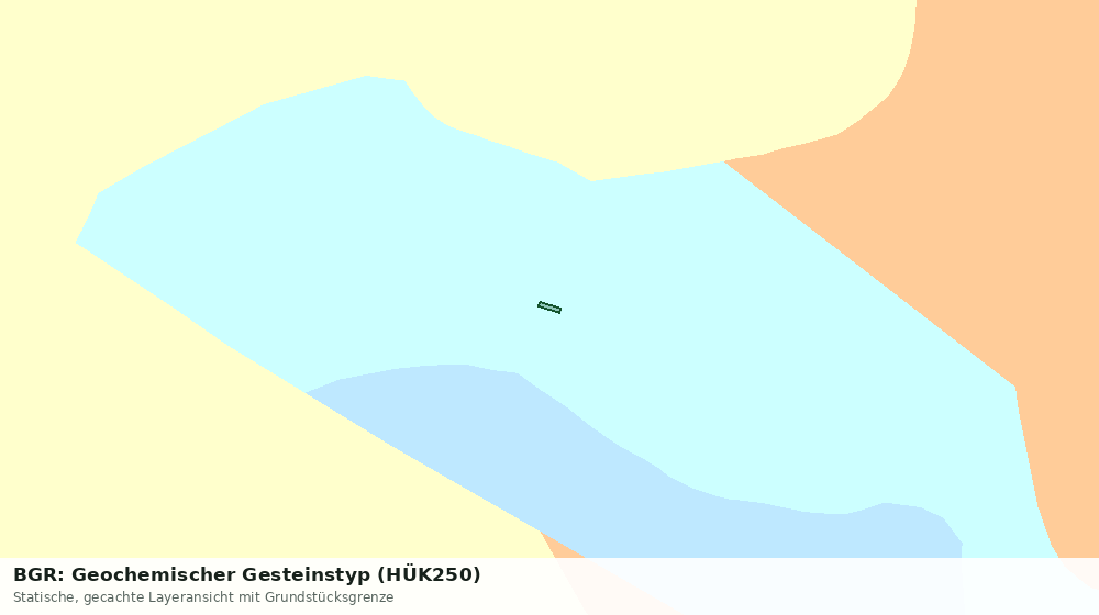 Statische Kartenansicht: BGR: Geochemischer Gesteinstyp (HÜK250)