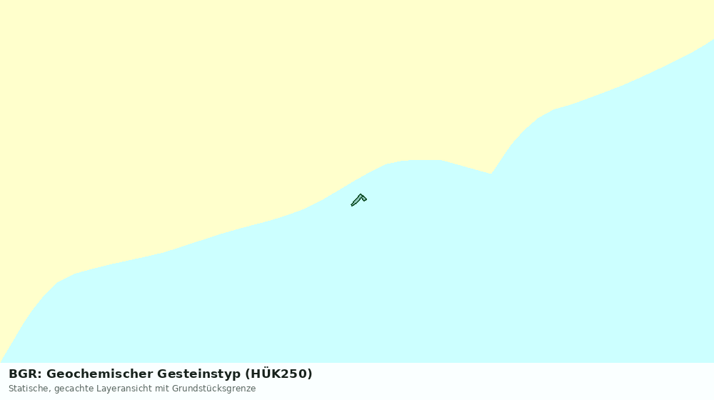Statische Kartenansicht: BGR: Geochemischer Gesteinstyp (HÜK250)