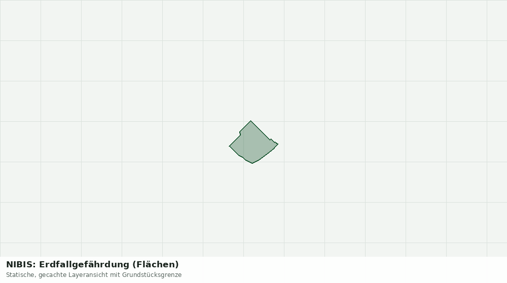 Statische Kartenansicht: NIBIS: Erdfallgefährdung (Flächen)