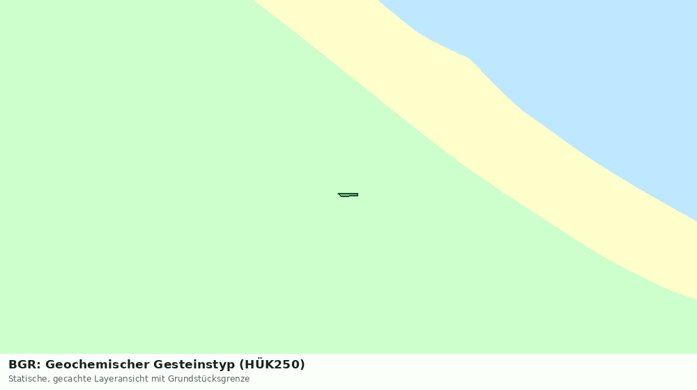 Statische Kartenansicht: BGR: Geochemischer Gesteinstyp (HÜK250)