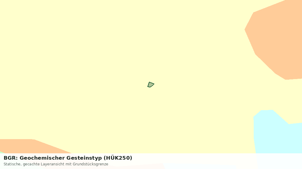 Statische Kartenansicht: BGR: Geochemischer Gesteinstyp (HÜK250)