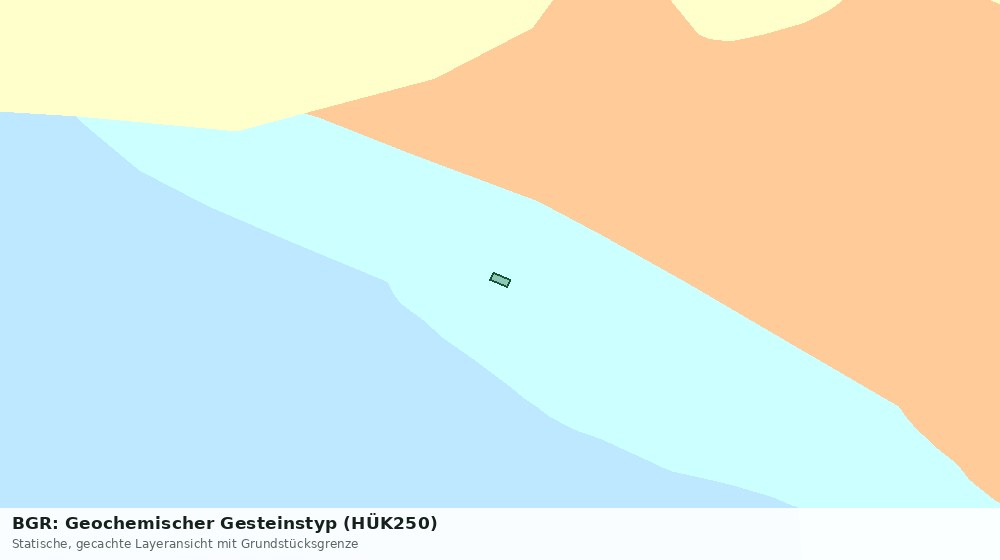 Statische Kartenansicht: BGR: Geochemischer Gesteinstyp (HÜK250)
