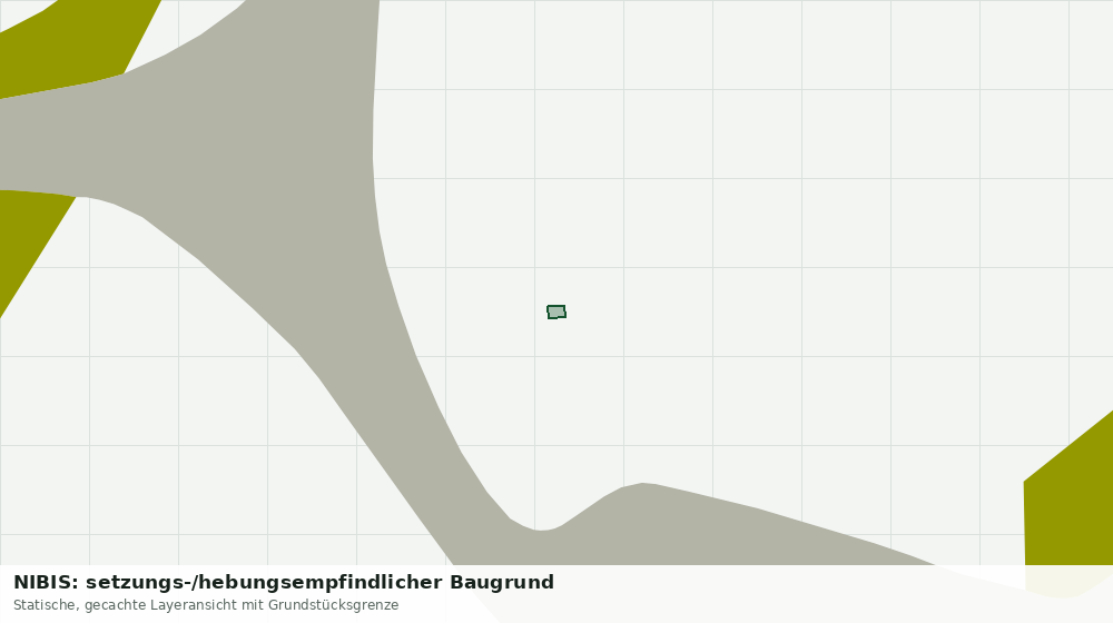 Statische Kartenansicht: NIBIS: setzungs-/hebungsempfindlicher Baugrund