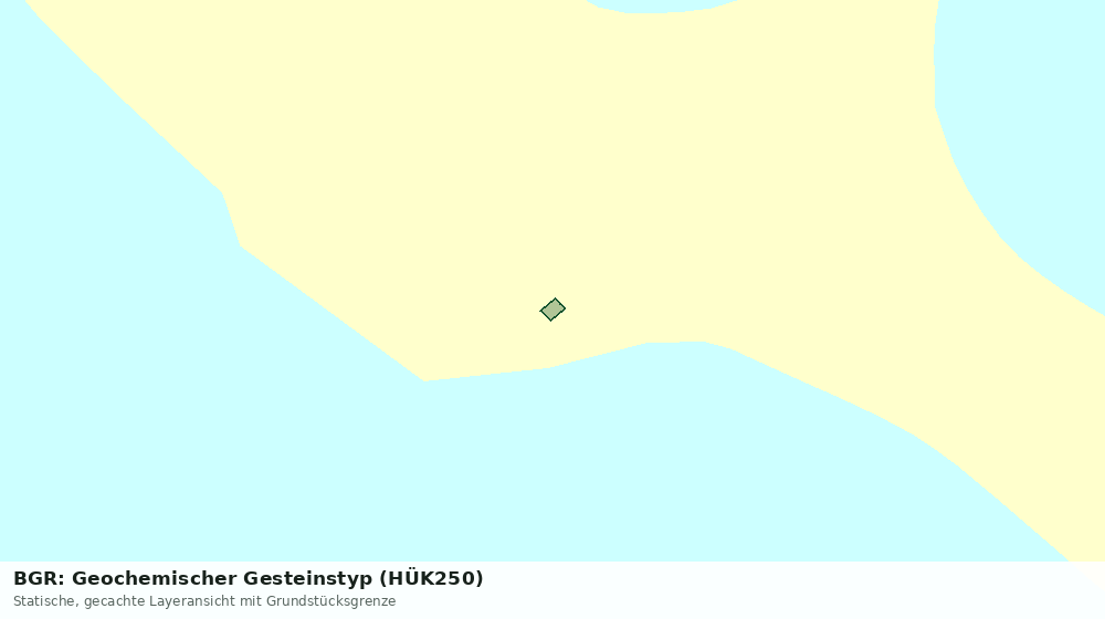 Statische Kartenansicht: BGR: Geochemischer Gesteinstyp (HÜK250)