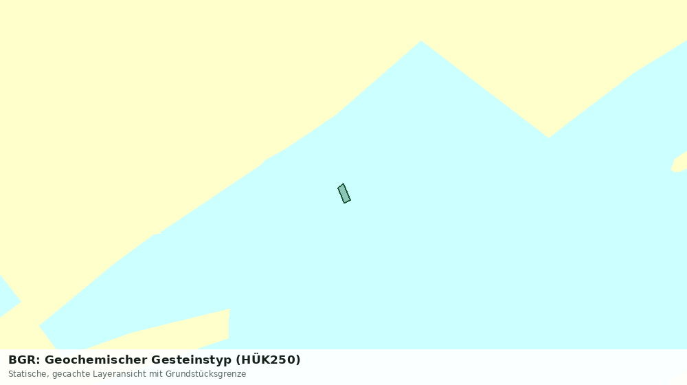 Statische Kartenansicht: BGR: Geochemischer Gesteinstyp (HÜK250)