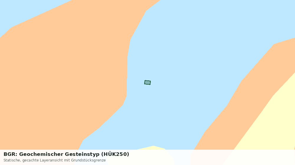 Statische Kartenansicht: BGR: Geochemischer Gesteinstyp (HÜK250)